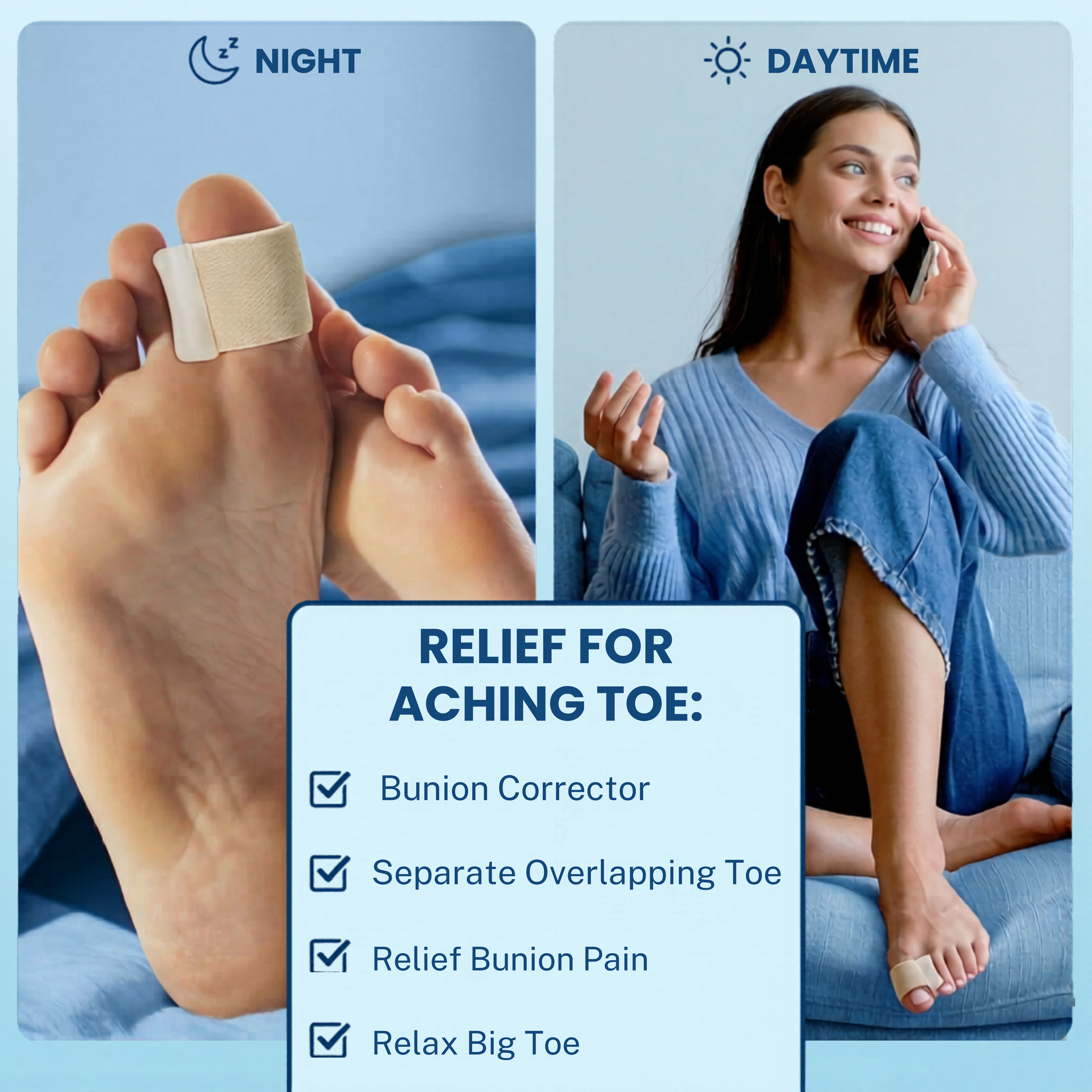 Valgus Silicon Spacers (6 Pairs)